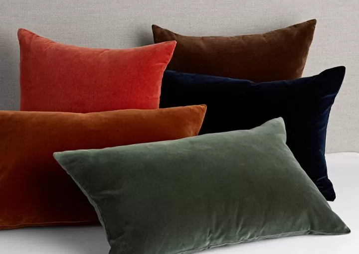 روبالشتی مخمل آبرنگی