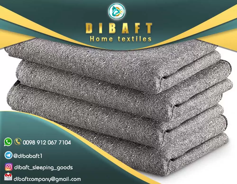 پتو پلی استر ساده سربازی